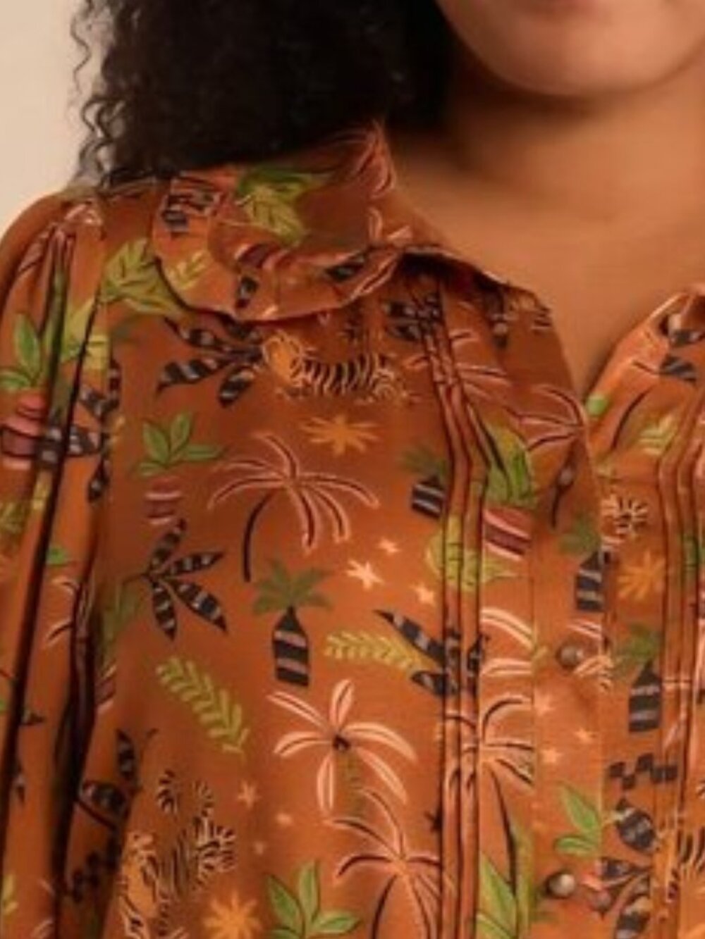 *NWT* Women's Democracy 2X 3/4 sleeve rayon blouse